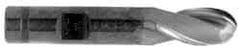OSG - 7/8" Diam, 2" LOC, 2 Flute Cobalt Ball End Mill - Uncoated, Single End, 4-1/4" OAL, 7/8" Shank Diam, Spiral Flute - Eagle Tool & Supply