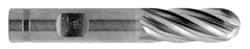 OSG - 5/8" Diam, 2-1/2" LOC, 4 Flute Cobalt Ball End Mill - Uncoated, Single End, 4-5/8" OAL, 5/8" Shank Diam, Spiral Flute - Eagle Tool & Supply