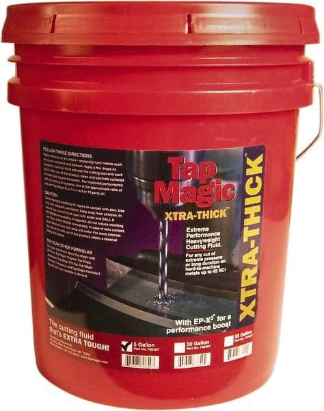 Tap Magic - Tap Magic Xtra-Thick, 5 Gal Pail Cutting Fluid - Semisynthetic - Eagle Tool & Supply