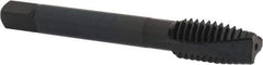 OSG - 1/2-13 UNC, 3 Flute, Oxide Finish, Powdered Metal Spiral Point Tap - Plug Chamfer, Right Hand Thread, 3-3/8" OAL, 1-21/32" Thread Length, 0.367" Shank Diam, 2B Class of Fit, Series 312NI - Exact Industrial Supply
