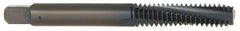 OSG - 3/4-10 UNC 4 Flute 2B Modified Bottoming Spiral Flute Tap - Powdered Metal, Oxide Finish, 4-1/4" OAL, Right Hand Flute, Right Hand Thread, H3, Series 313NI - Eagle Tool & Supply