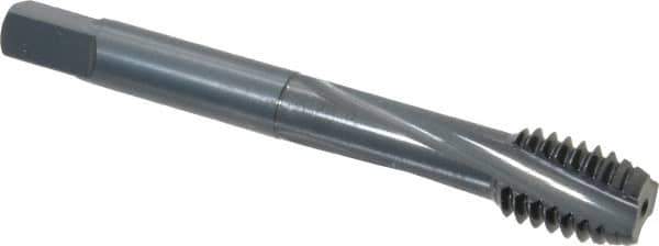 OSG - 7/16-14 UNC 3 Flute Modified Bottoming Spiral Flute Tap - Powdered Metal, Oxide Finish, 3-5/32" OAL, Right Hand Flute, Right Hand Thread, H3 - Eagle Tool & Supply