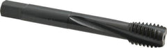 OSG - 1/2-13 UNC 3 Flute 3B Modified Bottoming Spiral Flute Tap - Powdered Metal, Oxide Finish, 3-3/8" OAL, Right Hand Flute, Right Hand Thread, H3 - Eagle Tool & Supply