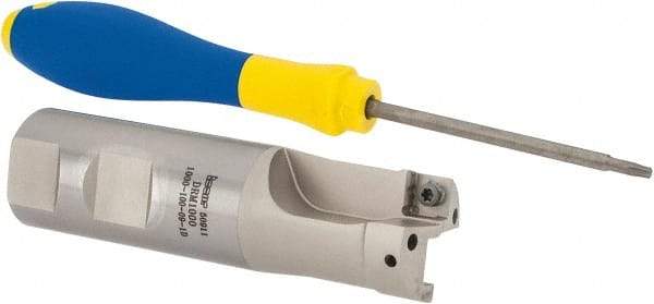 Iscar - 1" Max Drill Depth, 1xD, 1" Diam, Indexable Insert Drill - 1" Shank Diam, Straight Shank - Eagle Tool & Supply