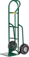 Little Giant - 800 Lb Capacity 49" OAH Hand Truck - 12 x 14" Base Plate, Loop Handle, Steel, Full Pneumatic Wheels - Eagle Tool & Supply