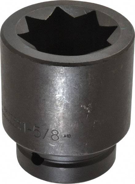 Proto - 1" Drive 1-5/8" Impact Socket - 8 Points, 3-1/2" OAL - Eagle Tool & Supply