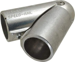 Hollaender - 1-1/2" Pipe, Adjustable Elbow Assembly, Aluminum Alloy Elbow Pipe Rail Fitting - Bright Finish - Eagle Tool & Supply