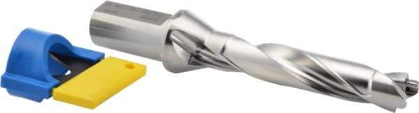 Iscar - 0.984" to 1.02" Diam, 5xD, 4.92" Max Depth, 1-1/4" Shank Diam, 8.84" OAL, Replaceable-Tip Drill - FCP, ICK, ICK-2M, ICM, ICP, iCP-2M Insert, 75126623 Toolholder, Series SumoCham - Eagle Tool & Supply