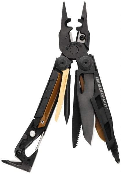 Leatherman - 17 Piece, Multi-Tool Set - 7-1/2" OAL, 5" Closed Length - Eagle Tool & Supply