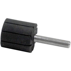 Dynabrade - 1" Wide x 1" Diam, Expander Wheel Spiral Band Drum - 1/4" Shank Diam, 12,000 RPM - Eagle Tool & Supply