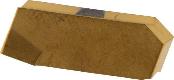Iscar - 304GIMY Grade IC830, 3mm Cutting Width Carbide Grooving Insert - 1.8mm Max Depth of Cut, Neutral, 0.4mm Corner Radius, TiAlN Finish - Eagle Tool & Supply