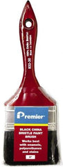 Premier Paint Roller - 3" Flat China Bristle General Purpose Paint Brush - 2-1/4" Bristle Length, 6-1/4" Wood Beavertail Handle - Eagle Tool & Supply