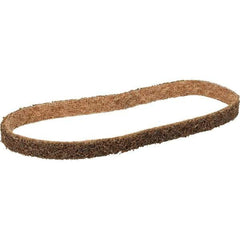 3M - 1/2" Wide x 12" OAL, Aluminum Oxide Abrasive Belt - Aluminum Oxide, Coarse, Nonwoven, Series SC-BS - Eagle Tool & Supply