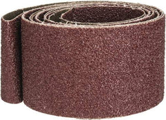 Tru-Maxx - 3" Wide x 132" OAL, 36 Grit, Aluminum Oxide Abrasive Belt - Aluminum Oxide, Very Coarse, Coated, X Weighted Cloth Backing - Eagle Tool & Supply