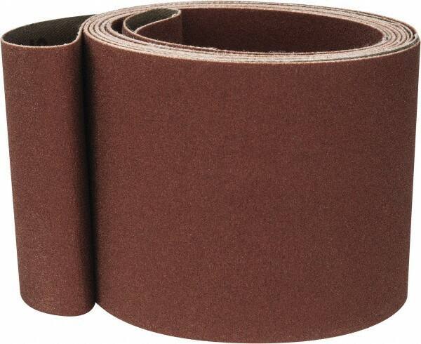 Tru-Maxx - 3" Wide x 132" OAL, 240 Grit, Aluminum Oxide Abrasive Belt - Aluminum Oxide, Very Fine, Coated, X Weighted Cloth Backing - Eagle Tool & Supply