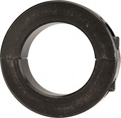 Climax Metal Products - 1-13/16" Bore, Steel, Two Piece Two Piece Split Shaft Collar - 2-7/8" Outside Diam, 11/16" Wide - Eagle Tool & Supply