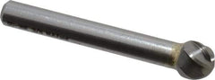 M.A. Ford - 3/8" Cut Diam, 1/4" Shank Diam, Ball Head Single Cut Burr - Carbide, Radius End, 5/16" LOC, 2-5/16" OAL - Eagle Tool & Supply