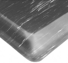 Wearwell - 10' Long x 3' Wide, Dry Environment, Anti-Fatigue Matting - Gray, Nitrile Blend with Nitrile Blend Base, Beveled on 4 Sides - Eagle Tool & Supply