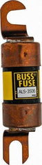 Cooper Bussmann - 350 Amp Time Delay Fast-Acting Forklift & Truck Fuse - 125VAC, 125VDC, 4.71" Long x 1" Wide, Bussman ALS-350, Ferraz Shawmut ALS350 - Eagle Tool & Supply