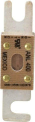 Cooper Bussmann - 400 Amp Non-Time Delay Fast-Acting Forklift & Truck Fuse - 125VAC, 80VDC, 3.18" Long x 0.75" Wide, Littelfuse CNL400, Bussman ANL-400, Ferraz Shawmut CNL400 - Eagle Tool & Supply