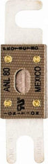 Cooper Bussmann - 80 Amp Non-Time Delay Fast-Acting Forklift & Truck Fuse - 125VAC, 80VDC, 3.18" Long x 0.75" Wide, Littelfuse CNL80, Bussman ANL-80, Ferraz Shawmut CNL80 - Eagle Tool & Supply