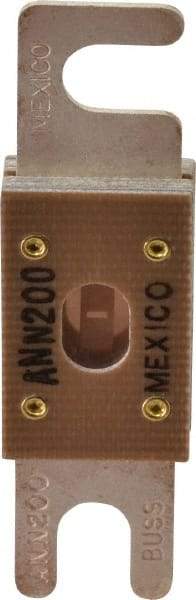 Cooper Bussmann - 200 Amp Non-Time Delay Fast-Acting Forklift & Truck Fuse - 125VAC, 80VDC, 3.18" Long x 0.75" Wide, Littelfuse CNN200, Bussman ANN-200, Ferraz Shawmut CNN200 - Eagle Tool & Supply