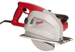 Milwaukee Tool - 13 Amps, 8" Blade Diam, 3,700 RPM, Electric Circular Saw - 120 Volts, 1.75 hp, 15' Cord Length, 5/8" Arbor Hole, Right Blade - Eagle Tool & Supply