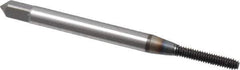 OSG - #2-56 UNC H2 Thread Limit Modified Bottoming Thread Forming Tap - Powdered Metal High Speed Steel, TiCN Finish, 1-3/4" OAL, 7/16" Thread Length, Right Hand Thread, Series EXOTAP NRT - Eagle Tool & Supply