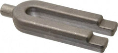 Gibraltar - 2" Wide x 7/8" High, Forged Steel, U Shaped Strap Clamp - 11/16" Stud, 5-1/2" Travel, 6" OAL, 5-1/2" Slot Length, 11/16" Slot Width - Eagle Tool & Supply