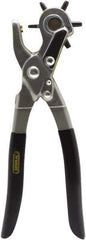 General - 5/64", 3/32", 7/64", 1/8", 5/32" & 3/16" Revolving Punch Pliers Punch - 1/8 to 3/8" Range - Eagle Tool & Supply