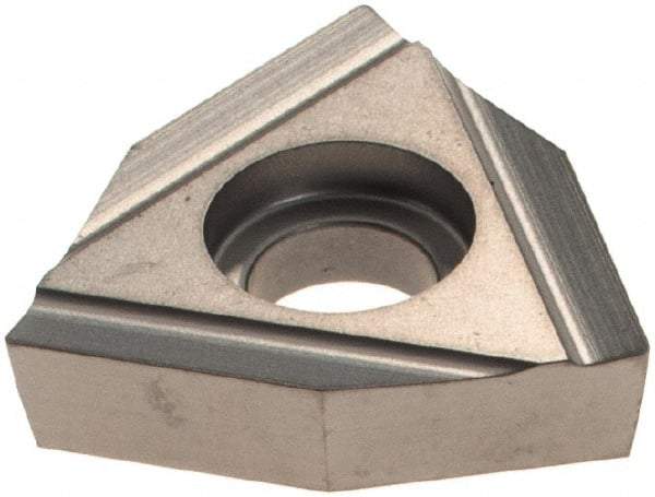 Komet - WOHX060302 G06 Grade K10 Carbide Boring Insert - Uncoated, 84° Trigon, 8° Relief Angle, 10mm Inscr Circle, 3.18mm Thick, 0.2mm Corner Radius - Eagle Tool & Supply