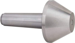 Riten - MT6 Taper Shank, 6-1/2" Head Diam Live Center - 4-5/16" Head Length, 3" Point Diam, 4-15/16" Point Len, 4,800 Lb Max Workpc, Bull Nose Point - Eagle Tool & Supply