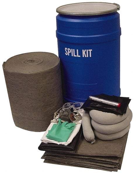 PRO-SAFE - Battery Acid Spill Kit - 30 Gal Polypropylene Drum - Eagle Tool & Supply