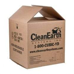 Made in USA - 1 Cu. Yd. Box without Lid - Includes Box, Liner and Nail Kit - Eagle Tool & Supply