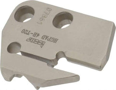 Iscar - 4 to 4.76mm Groove Width, 20mm Max Depth of Cut, Right Hand Cut, HGPAD Indexable Grooving Blade - DGN 4, GRIP 4.. Insert Style, Series Heli-Grip - Eagle Tool & Supply