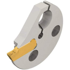 Iscar - Right Hand Cut Indexable Grooving Cartridge - GIMIY, GINI-E, GIPI, GIPI-E Insert Style - Eagle Tool & Supply