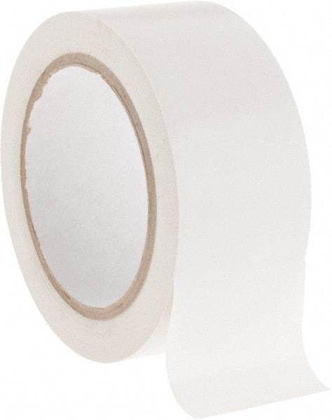 NMC - White Solid Color Vinyl Tape - 2" Wide x 108' Long x 0.002" Thick, General Traffic - Eagle Tool & Supply