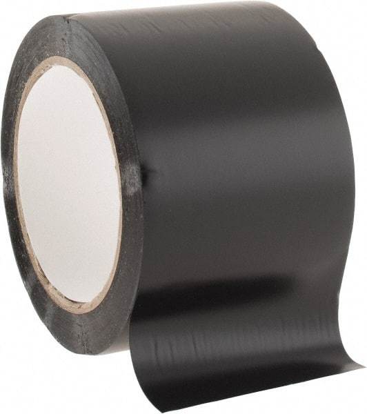 NMC - Black Solid Color Vinyl Tape - 3" Wide x 108' Long x 0.002" Thick, General Traffic - Eagle Tool & Supply
