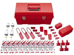 NMC - 38 Piece Electrical Lockout Kit - Comes in Tool Box - Eagle Tool & Supply