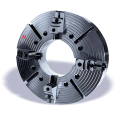 Atlas Workholding - Manual Lathe Chucks; Chuck Type: Independent ; Nominal Chuck Size: 21 ; Number of Jaws: 4 ; Mount: A2-11 ; Through-Hole Diameter (Decimal Inch): 6.5700 ; Body Material: Forged Steel - Exact Industrial Supply