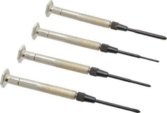 Moody Tools - 4 Piece Phillips Screwdriver Set - Bit Sizes: Philips #000 to #1 - Eagle Tool & Supply