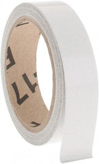 NMC - White Solid Color Vinyl Tape - 1" Wide x 30' Long x 0.002" Thick, General Traffic - Eagle Tool & Supply