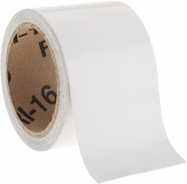 NMC - White Solid Color Vinyl Tape - 3" Wide x 30' Long x 0.002" Thick, General Traffic - Eagle Tool & Supply
