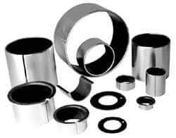 TriStar - 1-1/2" Inside x 1-21/32" Outside Diam, Steel/PTFE Sleeve Bearing - 3/4" OAL - Eagle Tool & Supply