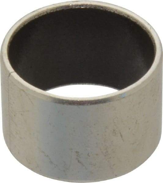 TriStar - 1" Inside x 1-1/8" Outside Diam, Steel/PTFE Sleeve Bearing - 3/4" OAL - Eagle Tool & Supply