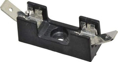 Cooper Bussmann - 1 Pole, 300 VAC/VDC, 30 Amp, Bolt-in Fuse Block - 1/4 Inch Diameter x 1-1/4 Inch Fuse Length, 2 Inch Long x 12.7mm Wide x 14.3mm High Block, 266°F - Eagle Tool & Supply