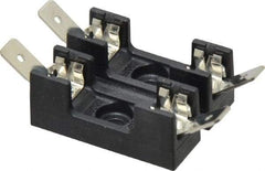 Cooper Bussmann - 2 Pole, 300 VAC/VDC, 30 Amp, Bolt-in Fuse Block - 1/4 Inch Diameter x 1-1/4 Inch Fuse Length, 2 Inch Long x 1-1/8 Inch Wide x 14.3mm High Block, 266°F - Eagle Tool & Supply