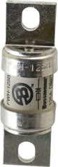 Cooper Bussmann - 500 VAC/VDC, 125 Amp, Fast-Acting Semiconductor/High Speed Fuse - Bolt-on Mount, 3-5/8" OAL, 200 (RMS Symmetrical), 50 at DC kA Rating, 1-5/32" Diam - Eagle Tool & Supply