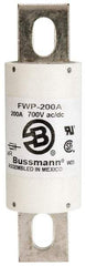 Cooper Bussmann - 700 VAC/VDC, 200 Amp, Fast-Acting Semiconductor/High Speed Fuse - Stud Mount Mount, 5-3/32" OAL, 200 (RMS), 50 at DC kA Rating, 1-1/2" Diam - Eagle Tool & Supply