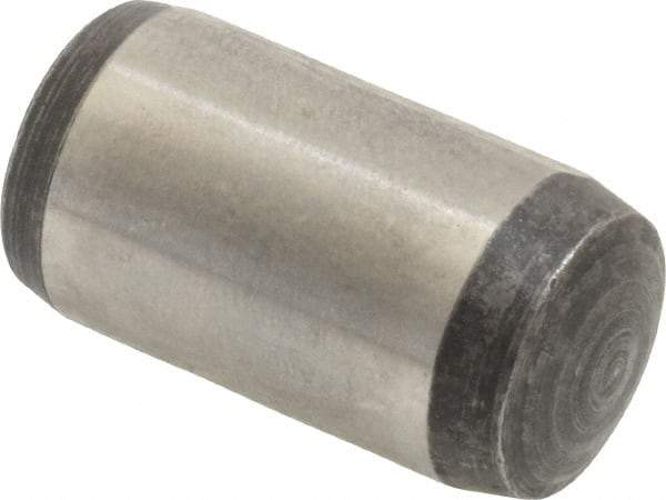 Value Collection - 16mm Diam x 30mm Pin Length Alloy Steel Pull Out Dowel Pin - C 57-63 Hardness, 1 Rounded & 1 Threaded End - Eagle Tool & Supply